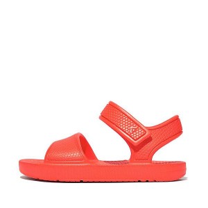 Kids' FitFlop Iqushion Toddler Ergonomic Back-Strap Sandals Orange | 429JCHXNB