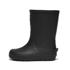 Kids' FitFlop Wonderwelly Toddler Ergonomic Rain Boots Black | 159QXUWIG