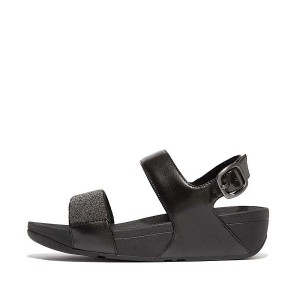 Women's FitFlop Lulu Opul Back-Strap Sandals Black | 958PQROSK