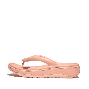 Women's FitFlop Relieff Recovery Toe-Post Sandals Coral | 291EGIRMY