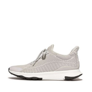 Women's FitFlop Vitamin Ffx Knit Sports Sneakers Grey | 897QIFUMS