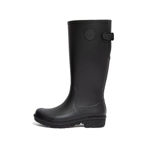 Women's FitFlop Wonderwelly Tall Rain Boots Black | 042GMKSLZ