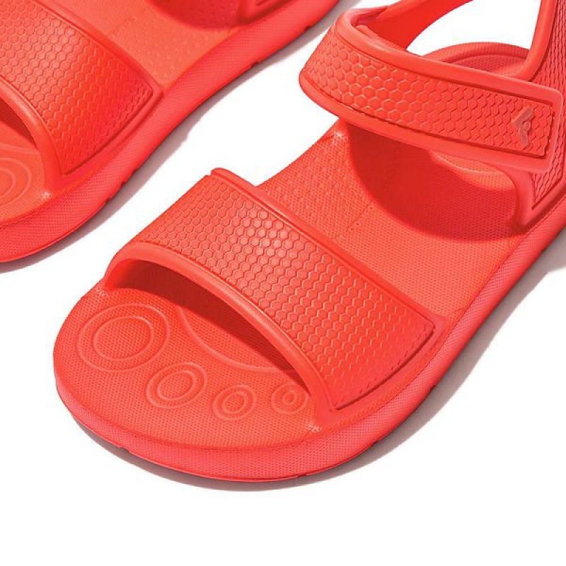 Kids' FitFlop Iqushion Toddler Ergonomic Back-Strap Sandals Orange | 429JCHXNB