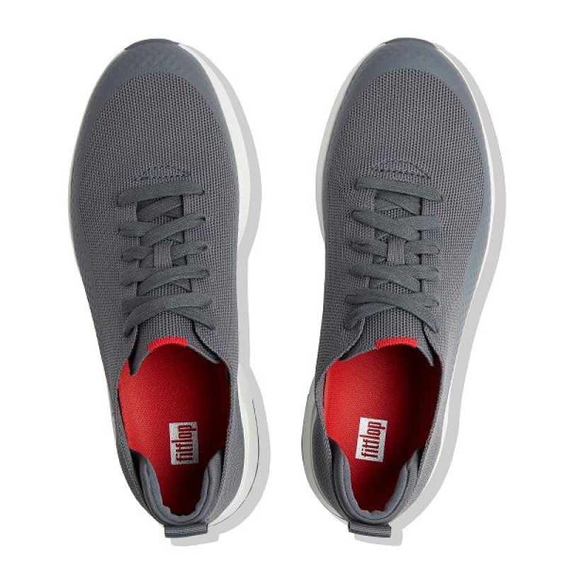 Men's FitFlop Uberknit Ever Knit Sneakers Grey | 297ERLJYC