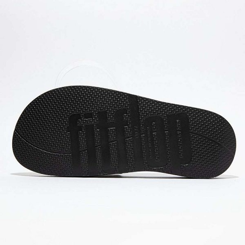 Women's FitFlop Iqushion Pool Slides Black | 539MCXWKZ