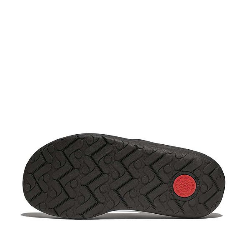 Women's FitFlop Relieff Recovery Toe-Post Sandals Black | 028DZPRJO