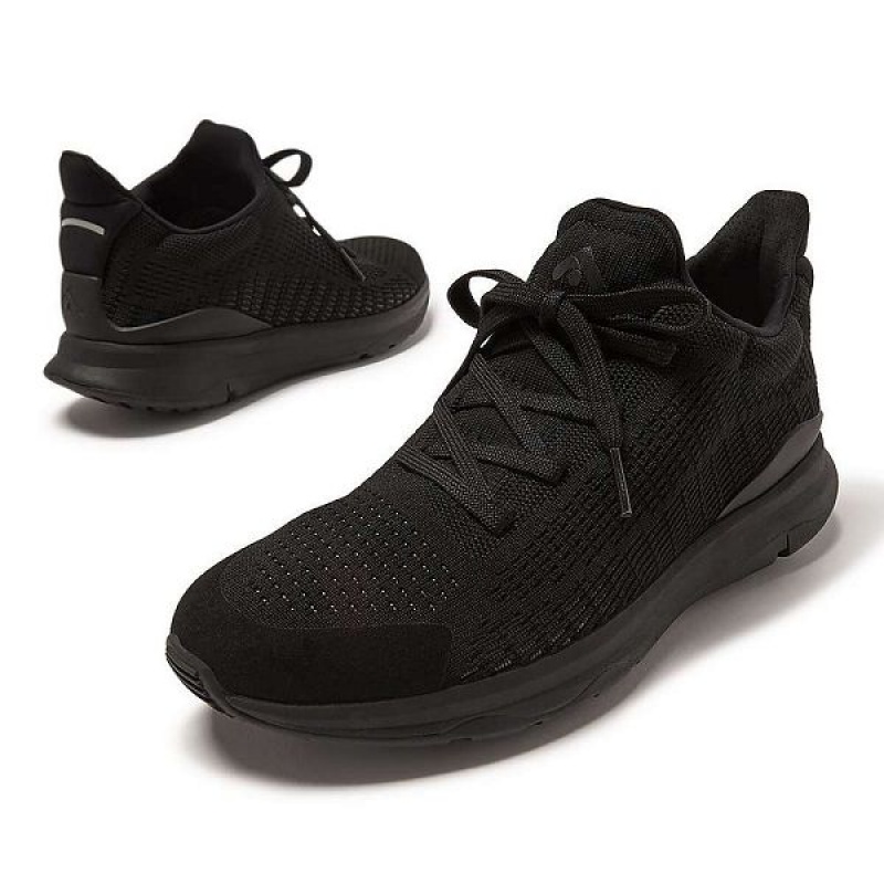 Women's FitFlop Vitamin Ffx Knit Sports Sneakers Black | 761XRVKBC