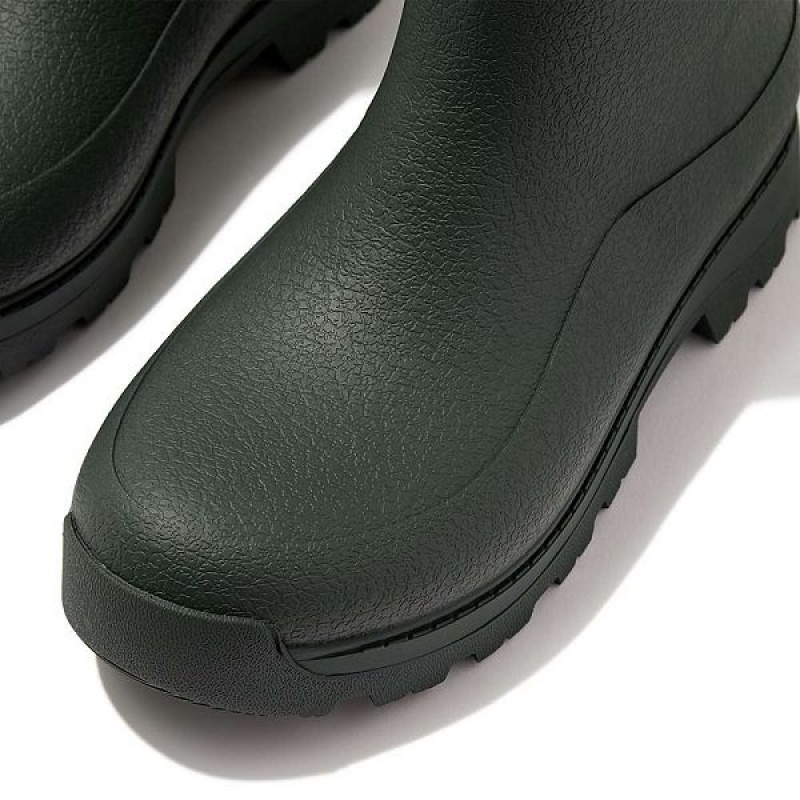 Women's FitFlop Wonderwelly Atb High Performance Tall Wellington Rain Boots Deep Green | 813AKDHWB