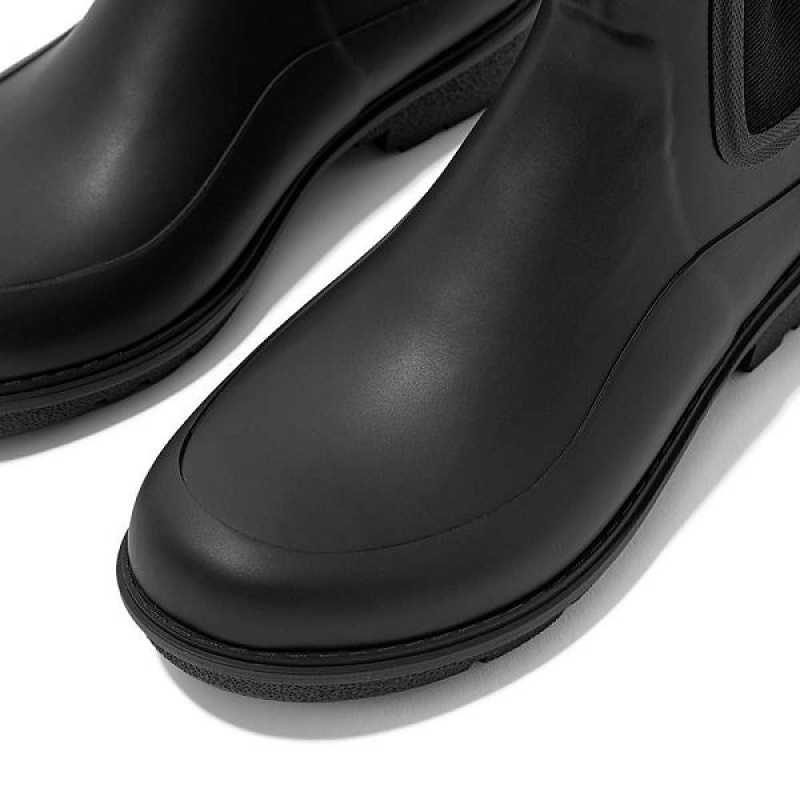 Women's FitFlop Wonderwelly Chelsea Rain Boots Black | 935PFNJZX